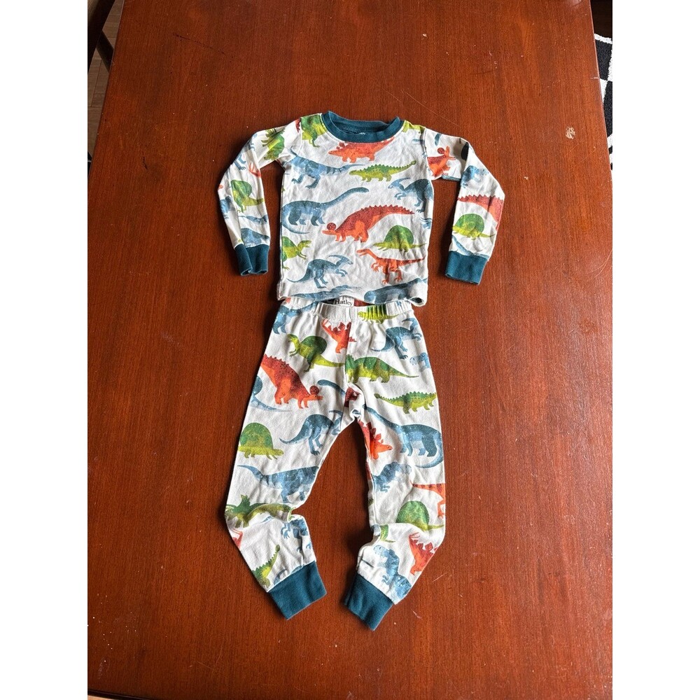 HATLEY dinosaur organic cotton pajamas